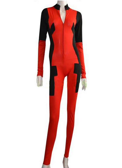Deadpool Cosplay Costume Catsuit For Halloween 15070266